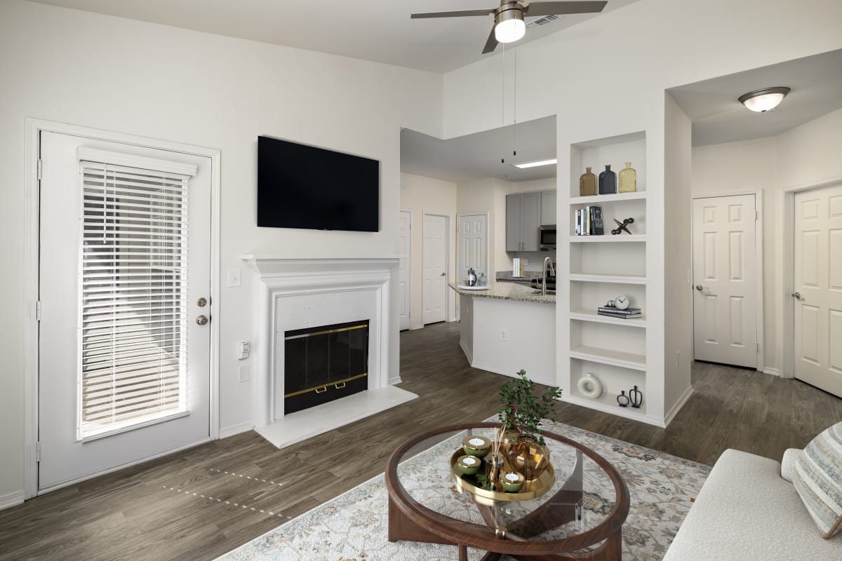 Wesley St. James Apartments at Sandy Springs apartment interior living area - Atlanta, GA