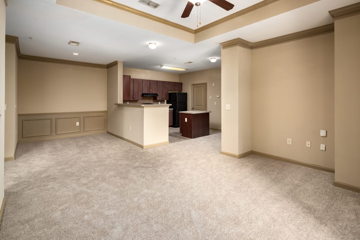 Wesley Stonecrest Apartments at Lithonia apartment living room seating - Stonecrest, GA
