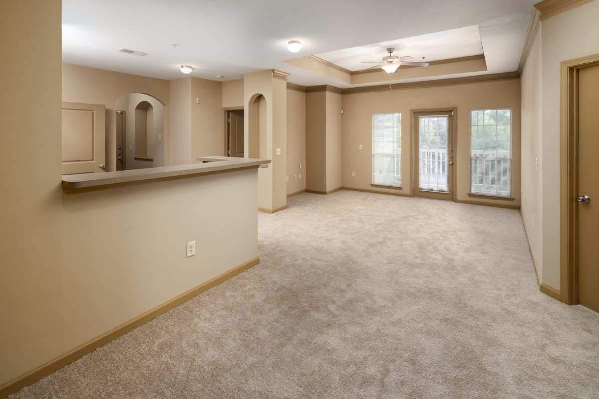 Wesley Stonecrest Apartments at Lithonia apartment bedroom and closet area - Stonecrest, GA