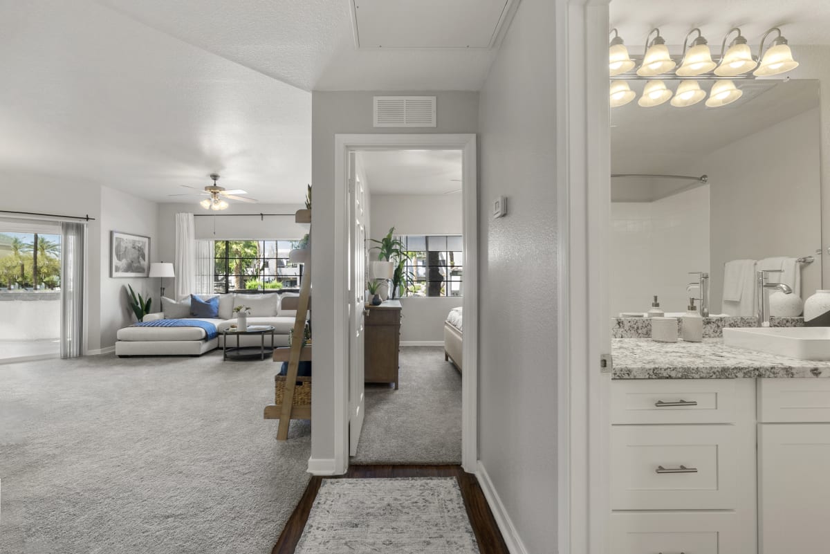 Apartment interior — representative home at Vaseo Apartments.