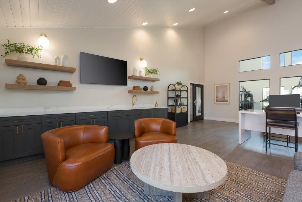 Shared interior space at Reveal.