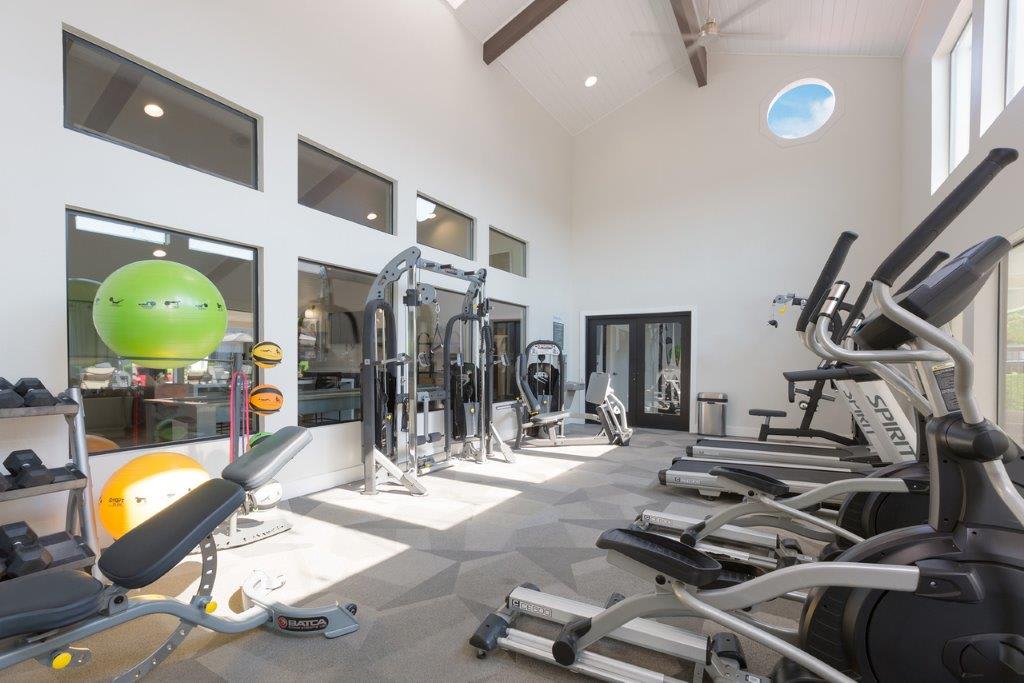 Fitness room at Reveal.