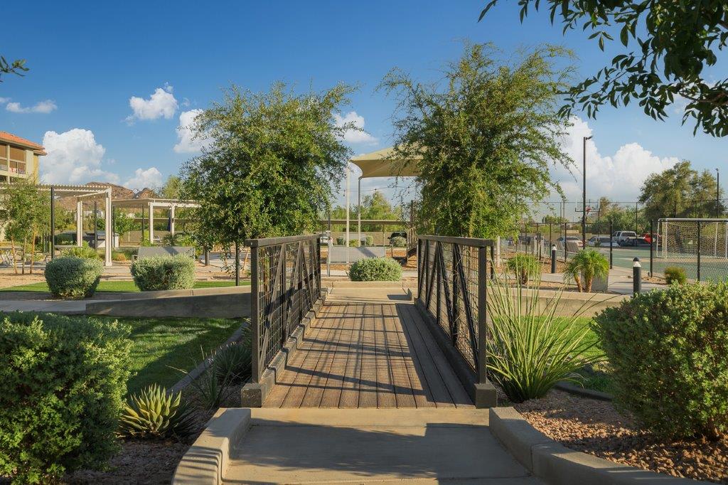 Shared outdoor space at Reveal.