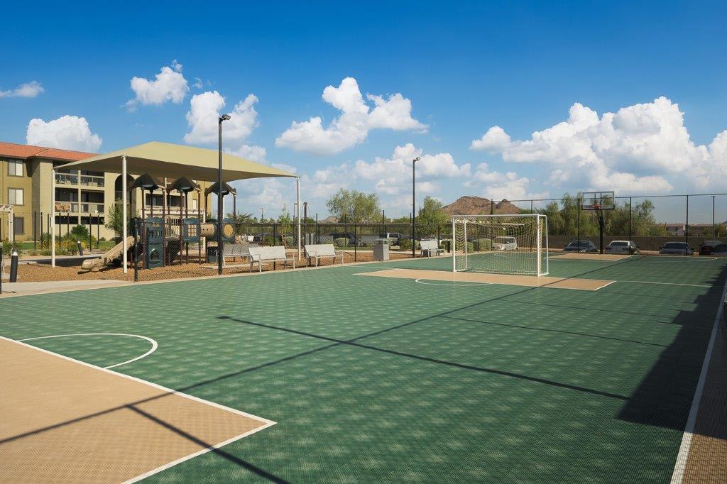 Shared outdoor space at Reveal.