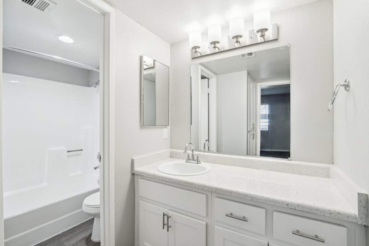 Bathroom at North Mountain Village.
