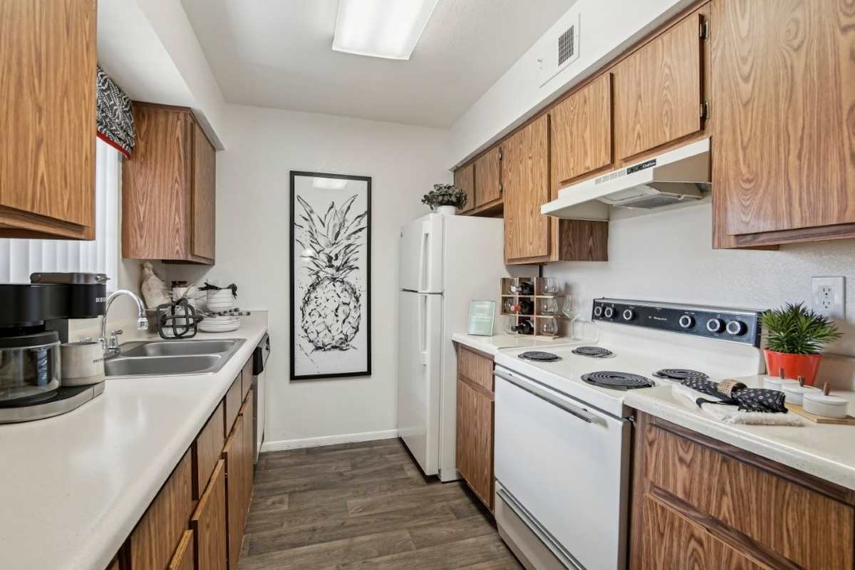 Kitchen at North Mountain Village.