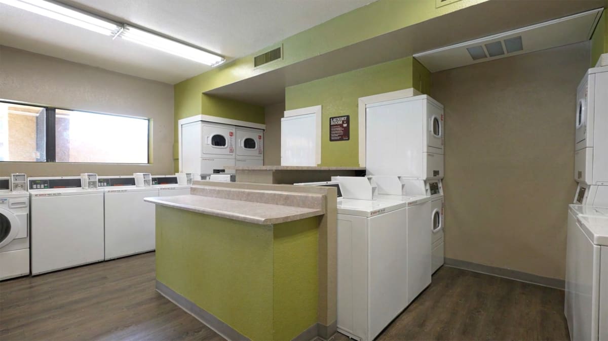 Shared laundry room at Avalon Hills.