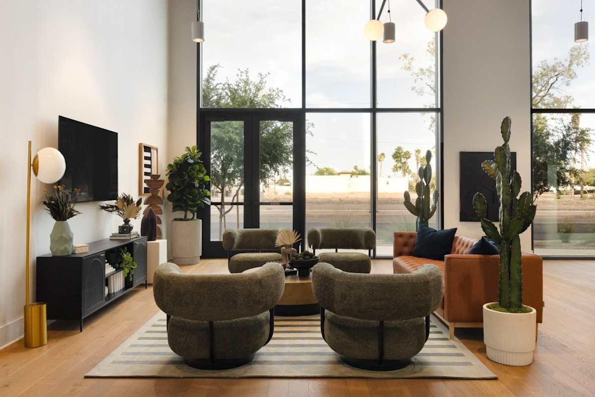 Shared interior space at Ragsdale.