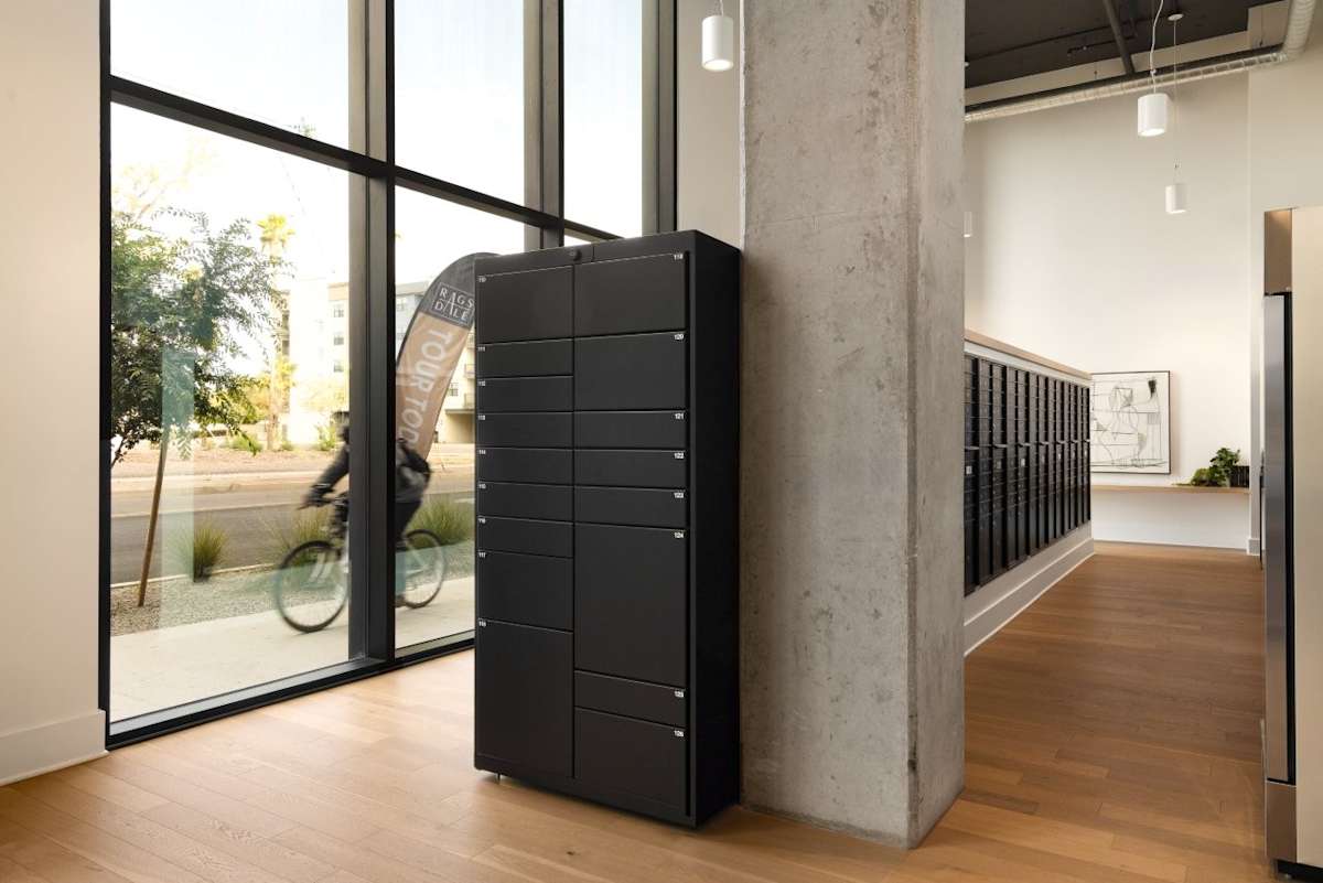 Package lockers at Ragsdale.