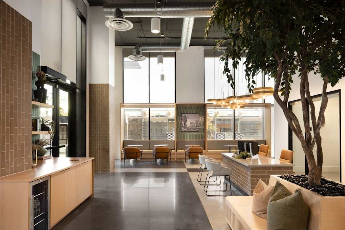 Shared interior space at Ragsdale.