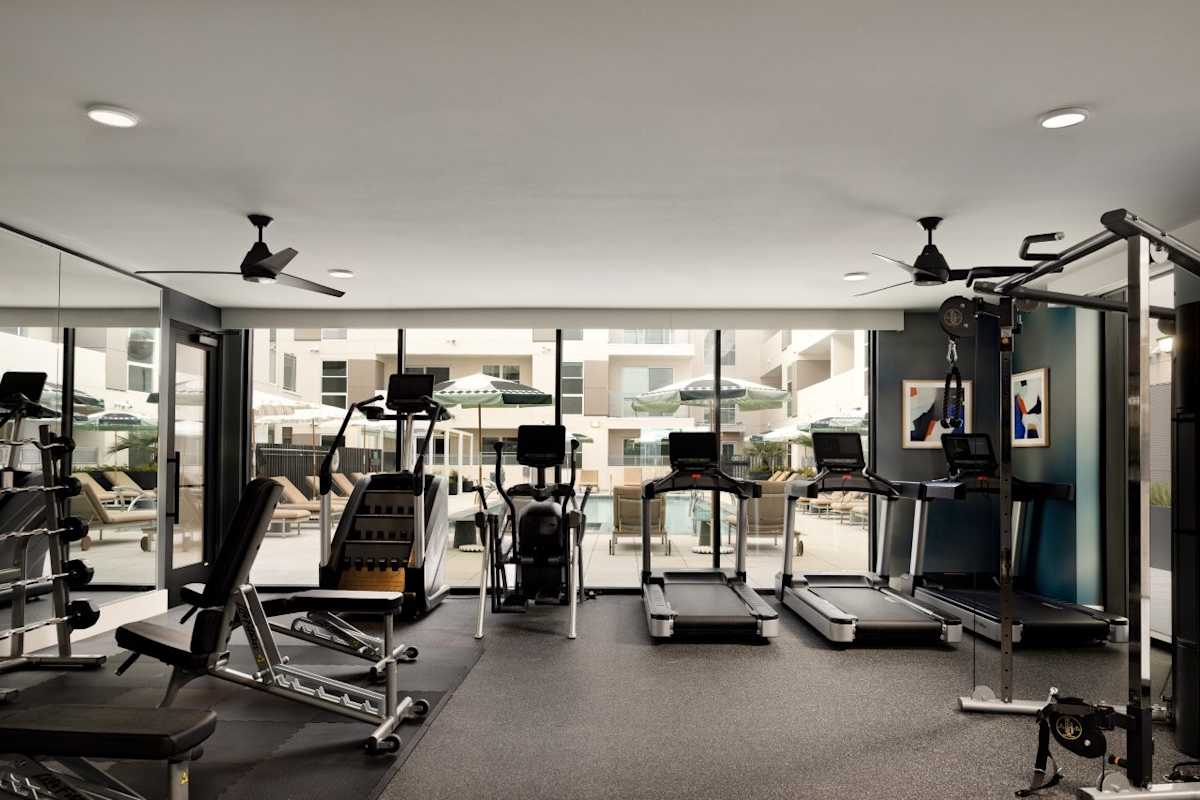 Fitness room at Ragsdale.