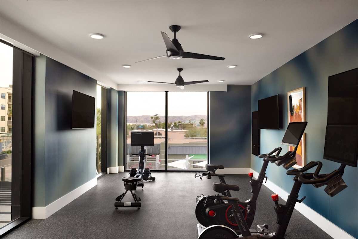 Fitness room at Ragsdale.