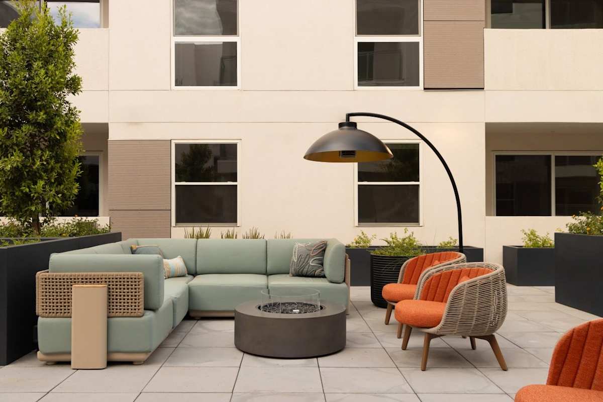 Shared outdoor space at Ragsdale.
