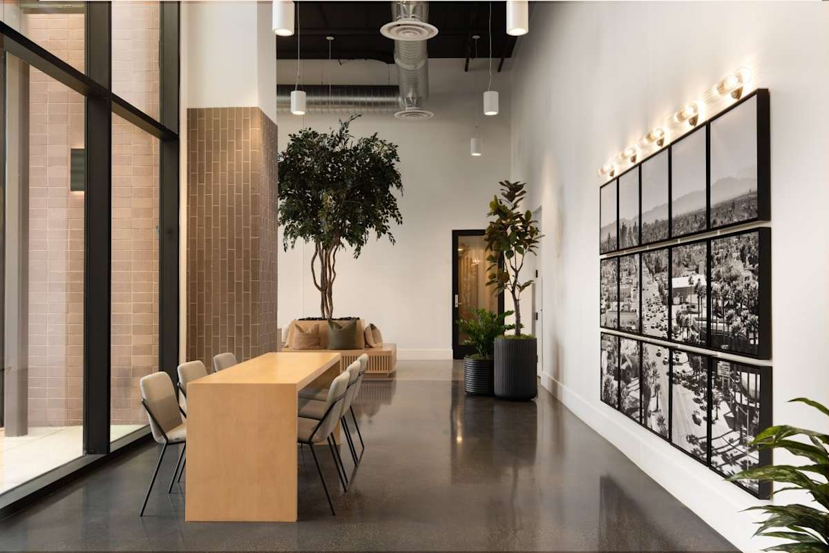 Shared interior space at Ragsdale.