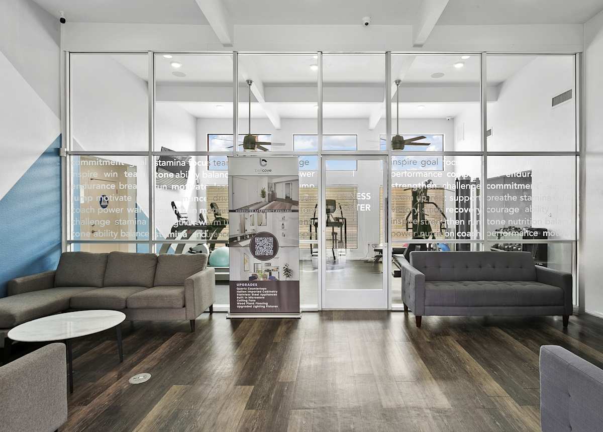 Leasing office at Bell Cove.