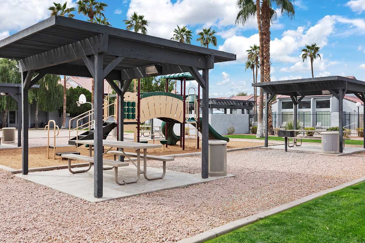 Shared outdoor space at Bell Cove.
