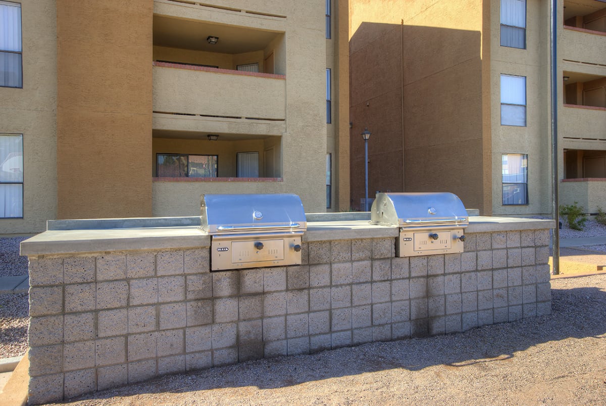 Outdoor grills at Montelano.