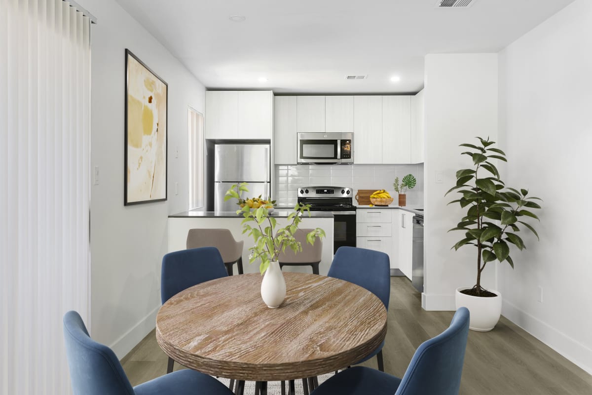 Furnished dining area shown — representative home at Sonoran Flats.