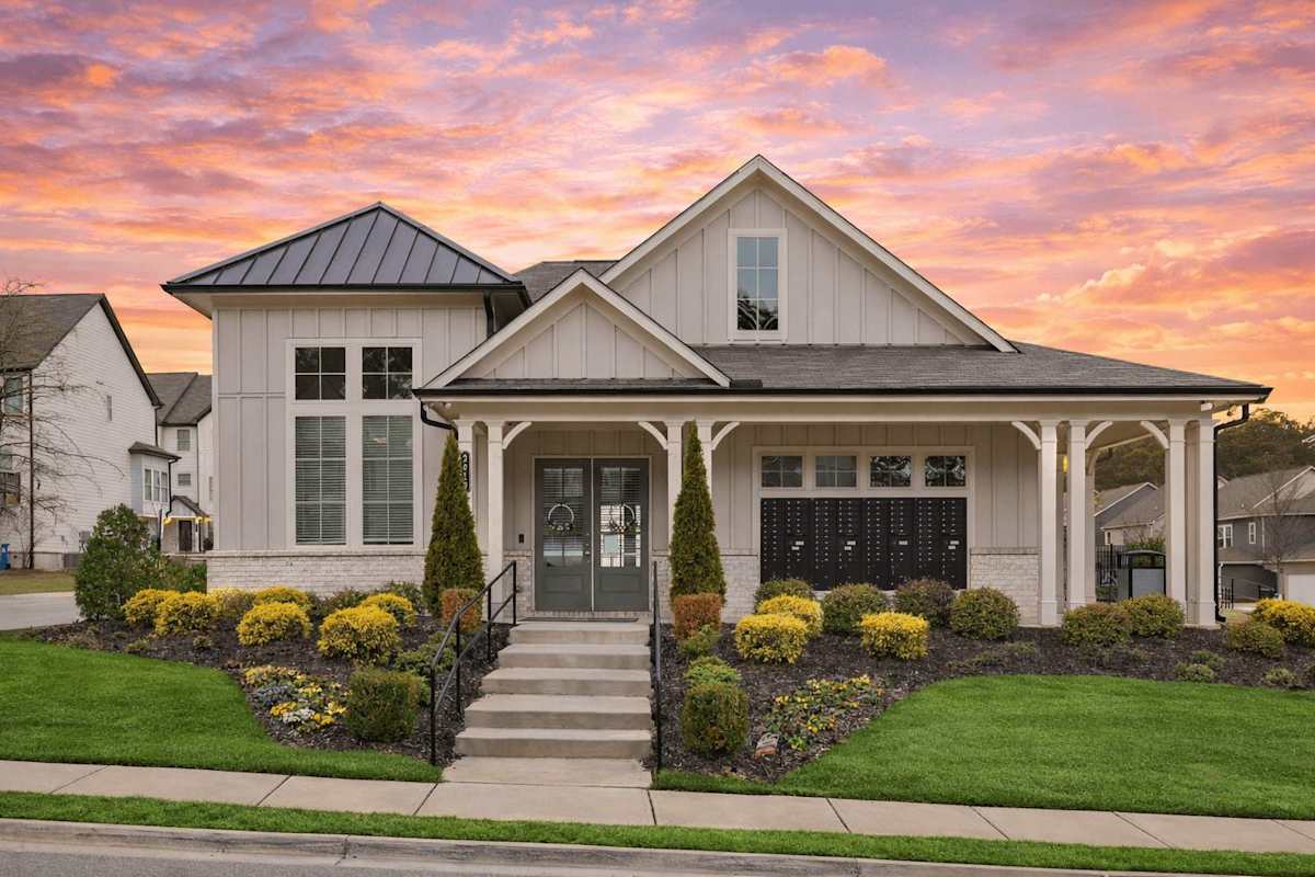 Overlook at Mill Creek Homes clubhouse exterior - Dacula, GA
