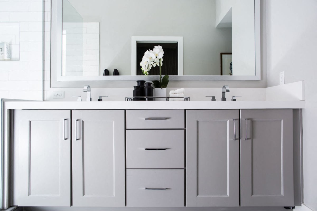 Apartment bathroom — representative home at Novella at Arcadia.
