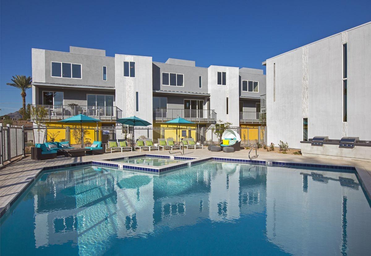 Pool and poolside area at Novella at Arcadia.
