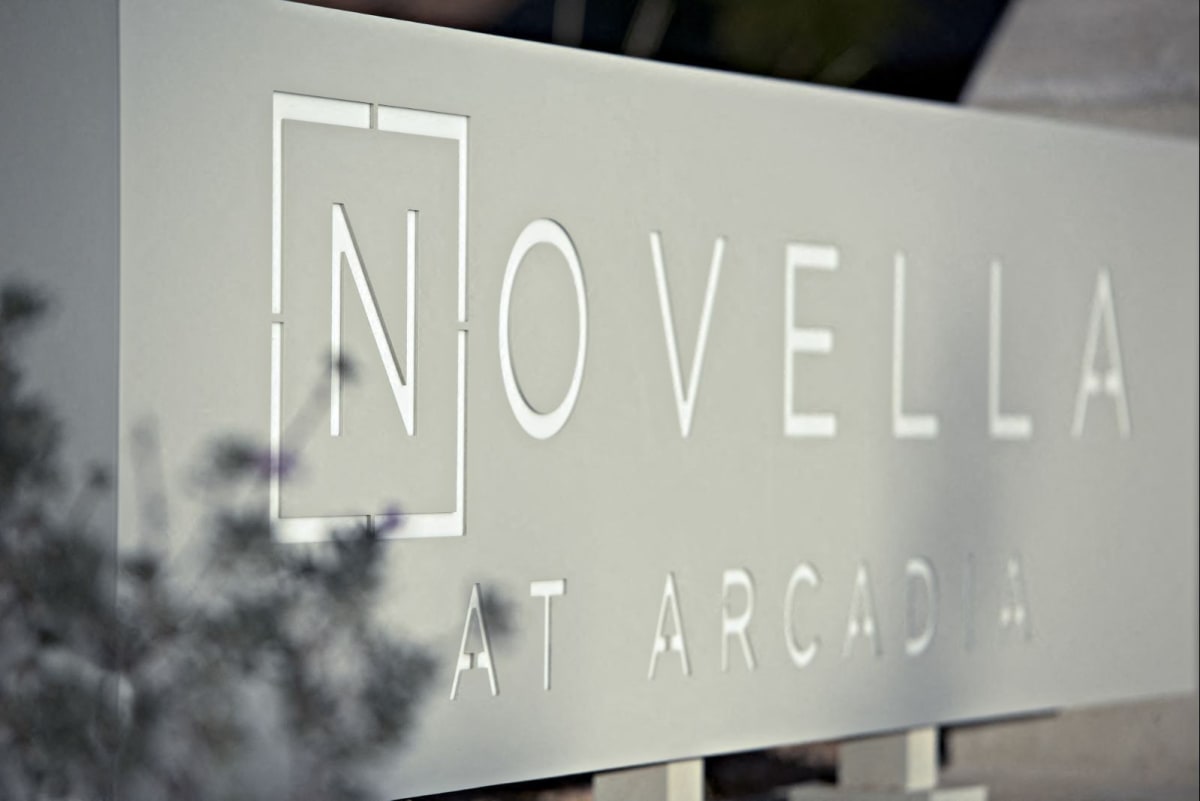 Building exterior at Novella at Arcadia.