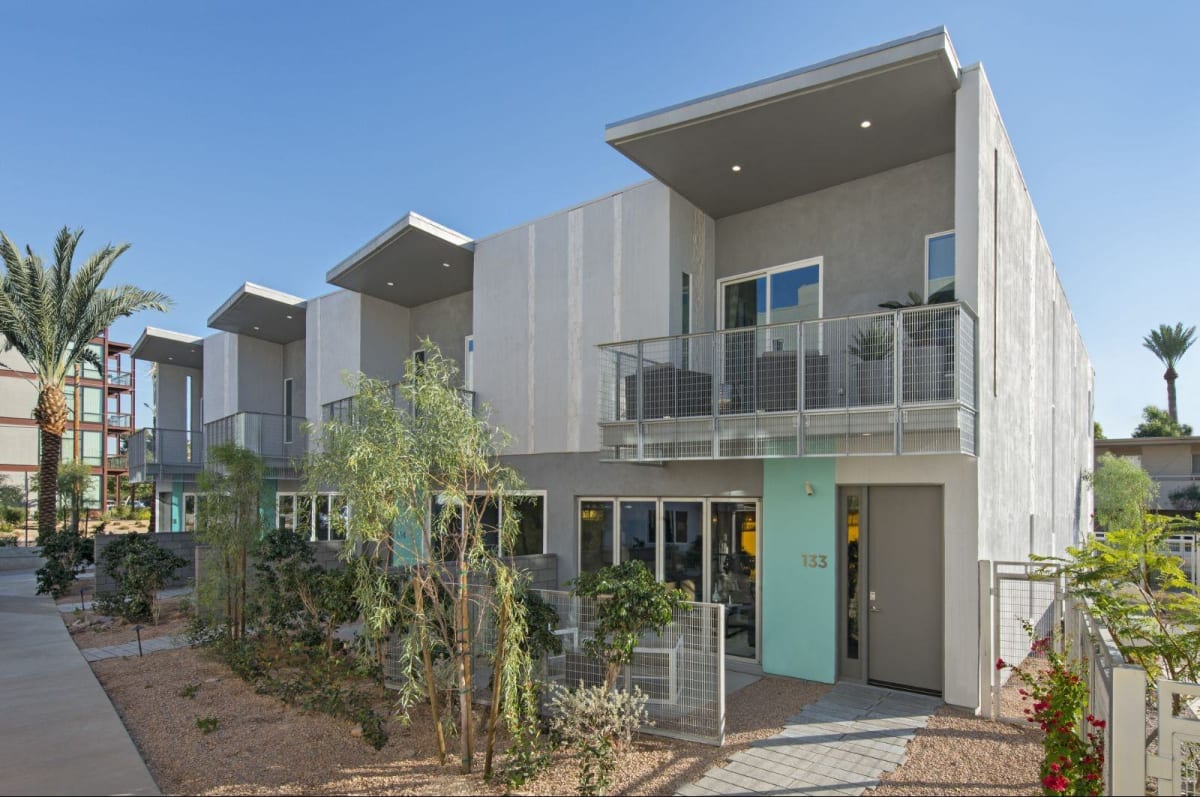 Building exterior at Novella at Arcadia.