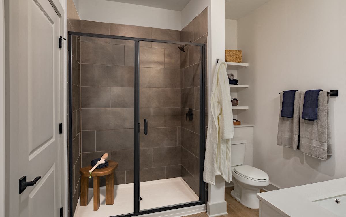 Mainstead at Century Farms Apartments bathroom with shower - Antioch, TN