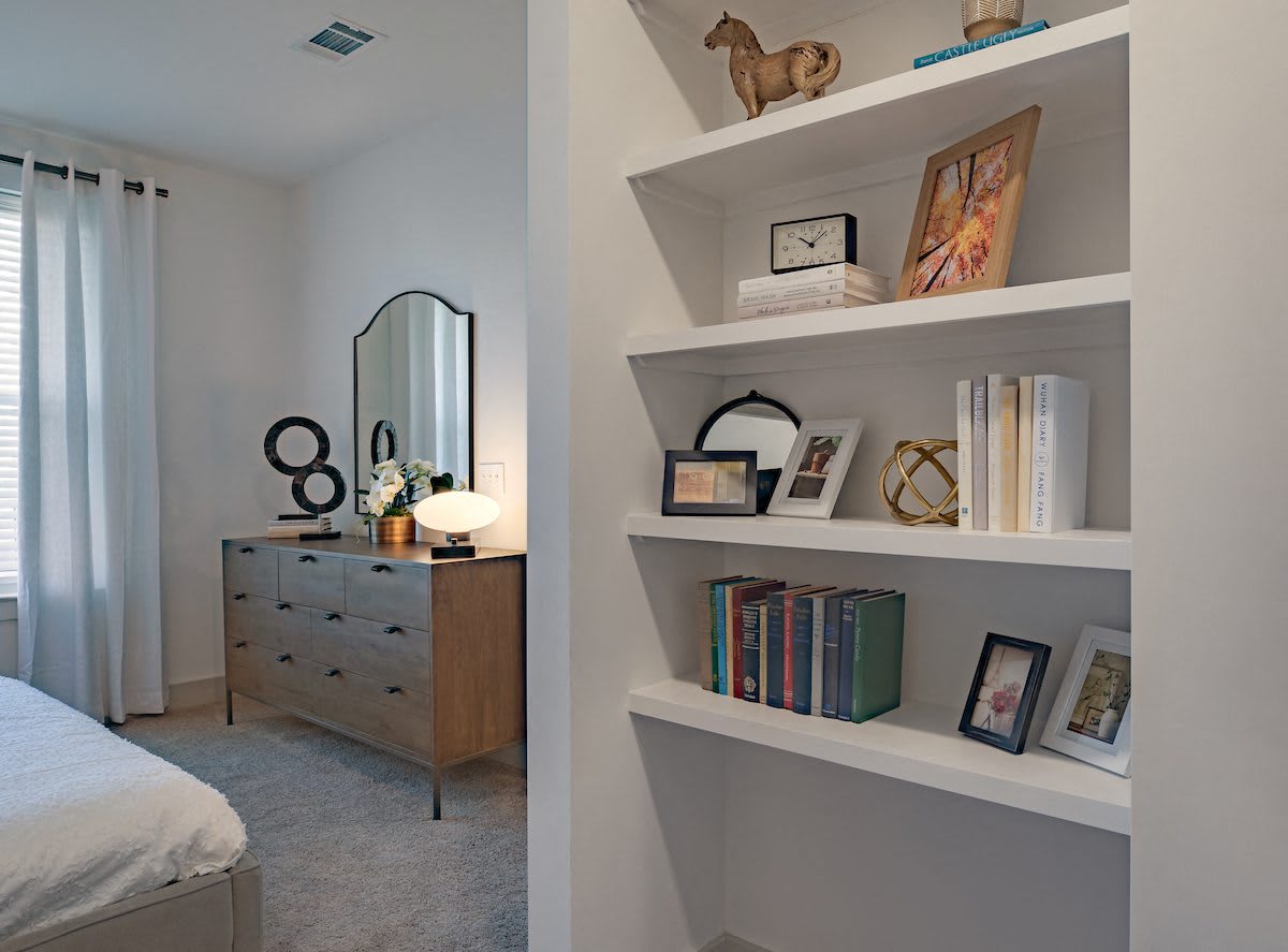 Mainstead at Century Farms Apartments staged bedroom - Antioch, TN