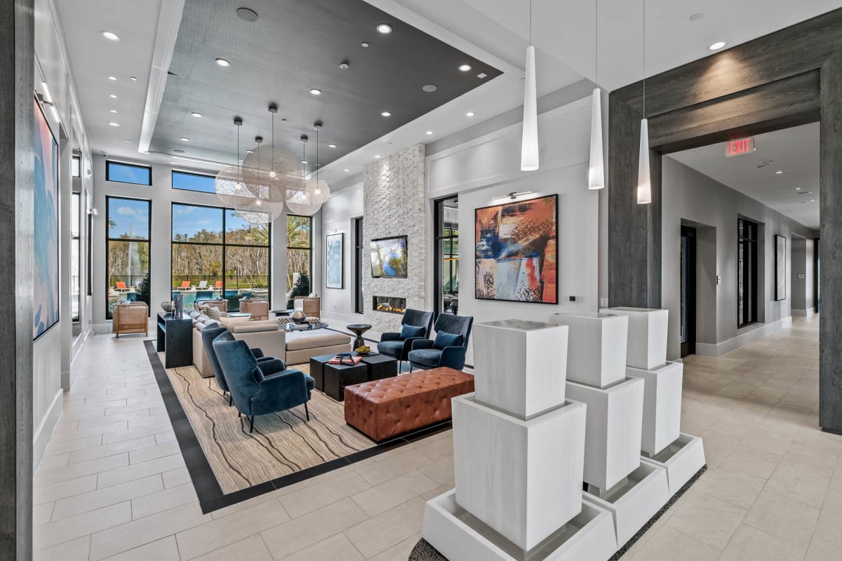 Altis Grand Suncoast lobby with reception area - Land O' Lakes, FL