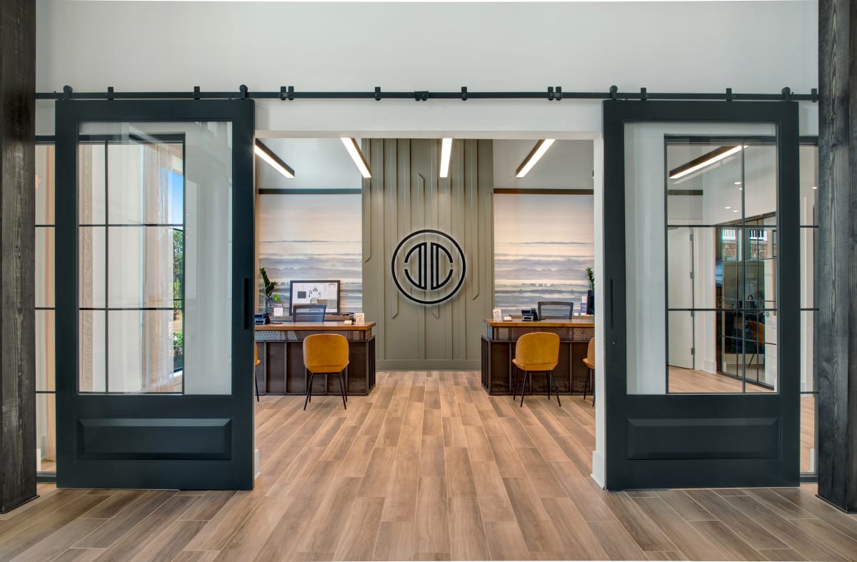 Celadon on Club Apartments leasing office interior - Lawrenceville, GA