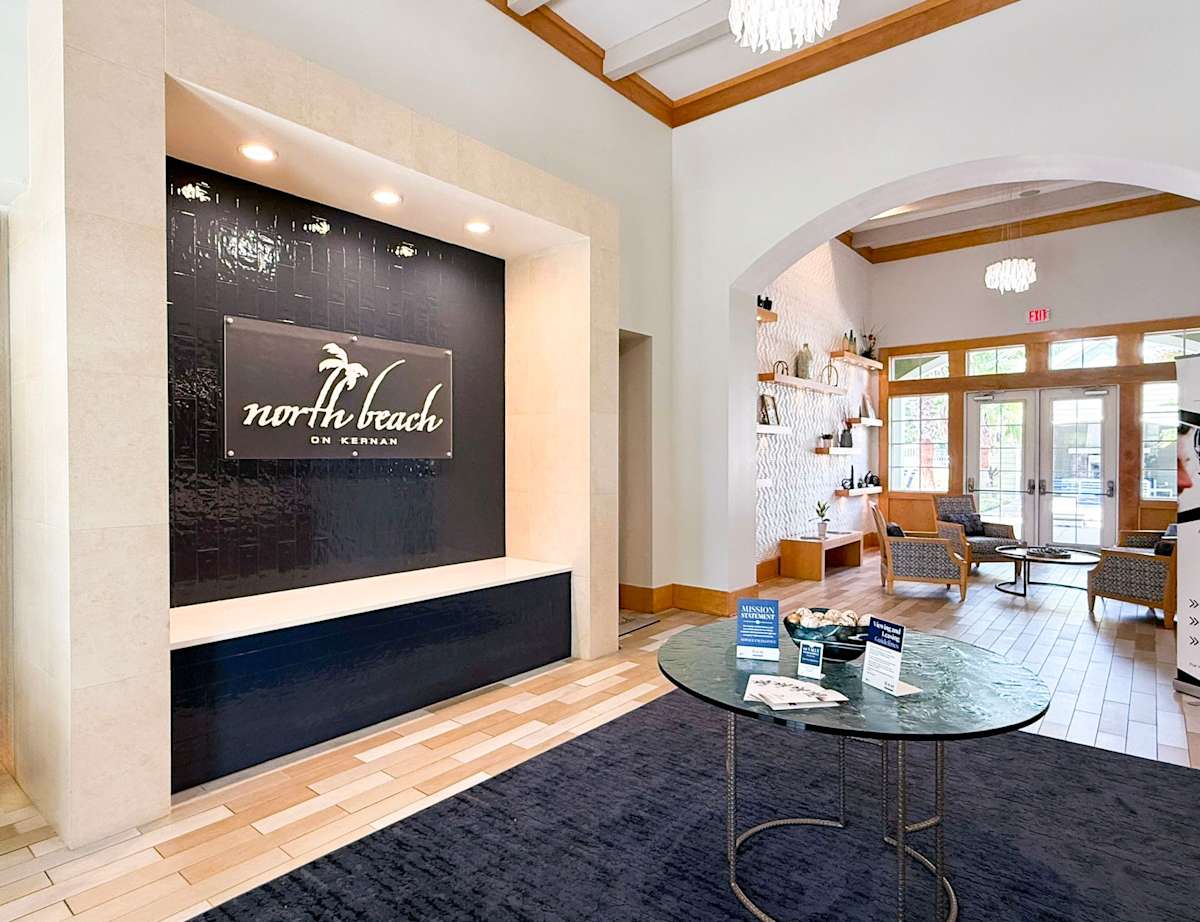 North Beach on Kernan Apartments clubhouse reception area - Jacksonville, FL