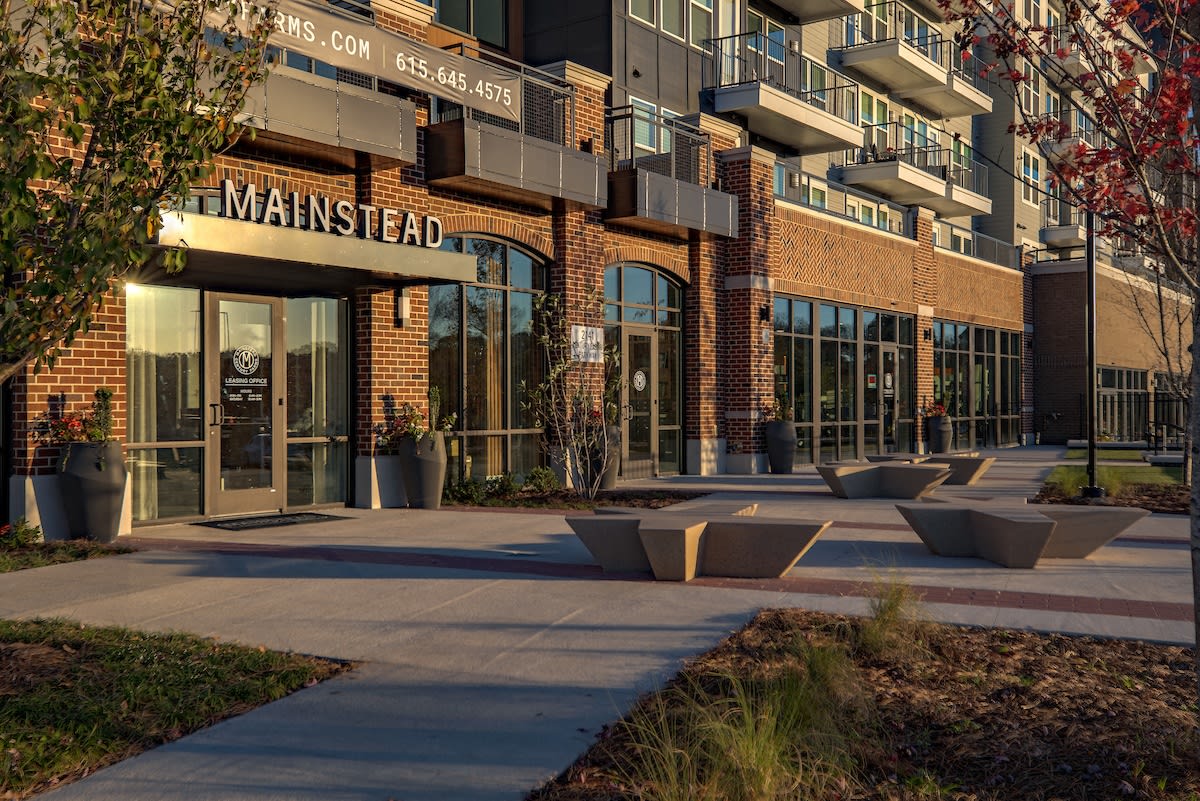 Mainstead at Century Farms Apartments building entrance - Antioch, TN