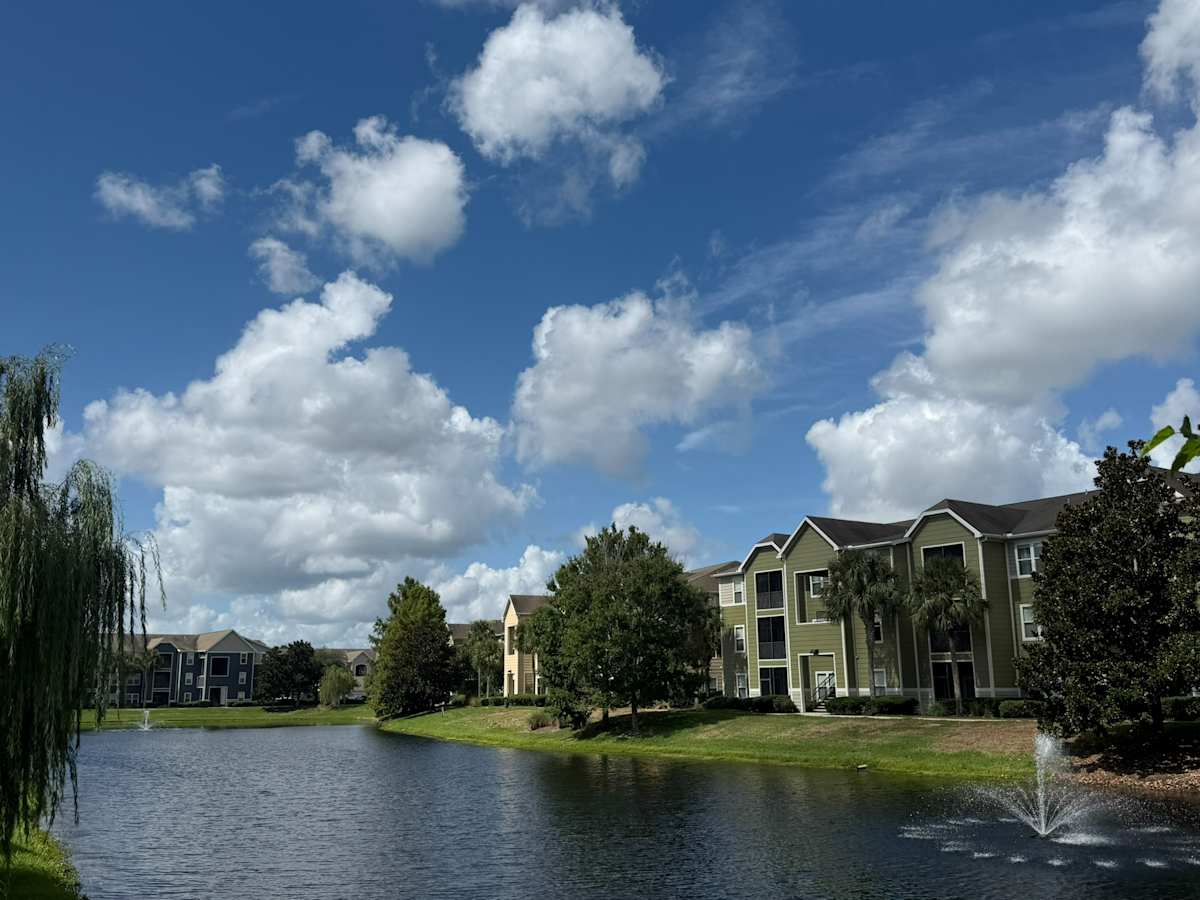 North Beach on Kernan Apartments lakeside building and fountain - Jacksonville, FL