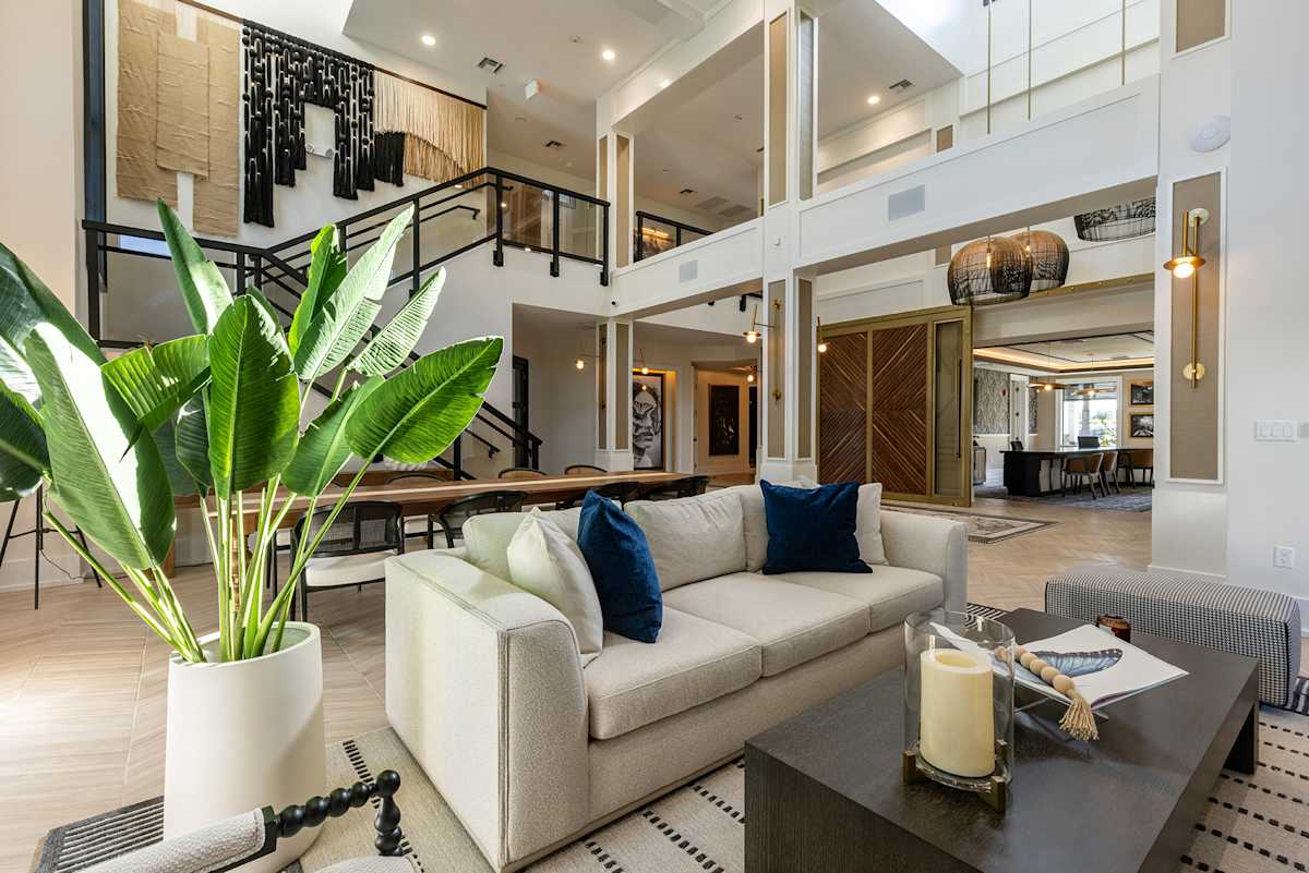 The Preserve Cypress Hammock model living room - Coconut Creek, FL