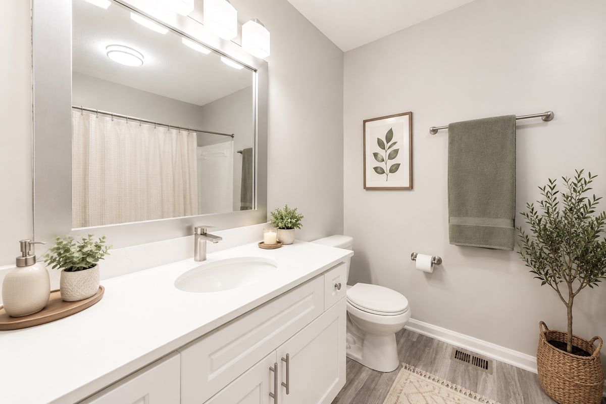 Alexander Crossing Apartments & Townhomes bathroom - Loganville, GA