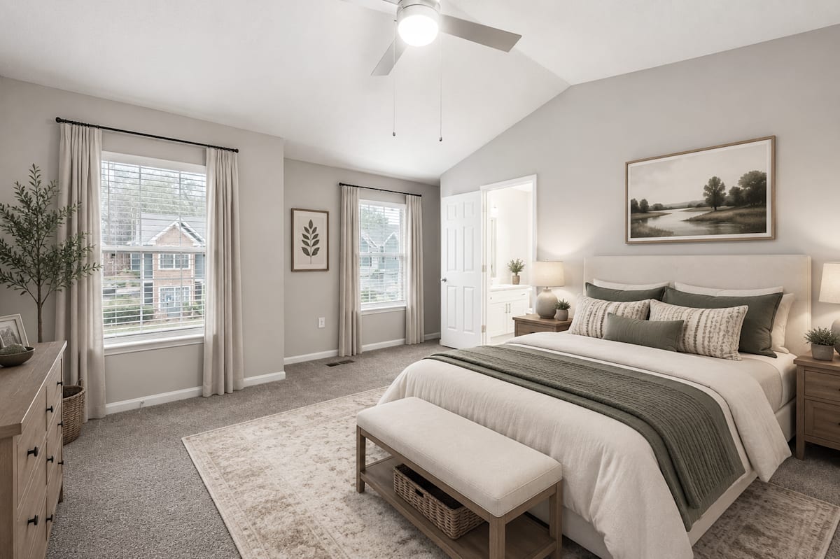 Alexander Crossing Apartments & Townhomes bedroom - Loganville, GA