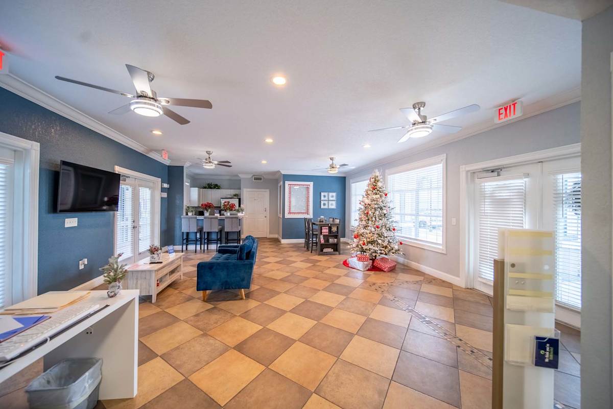 Altair at Lake Tulane Apartments clubhouse interior - Avon Park, FL