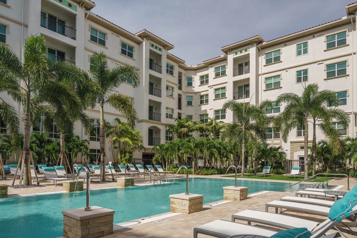 The Retreat at Sawgrass Village swimming pool with cabanas - Sunrise, FL