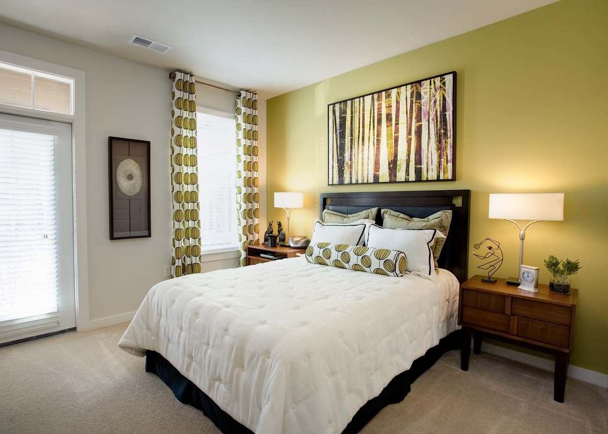 Gramercy Square at Ayrsley bedroom interior - Charlotte, NC
