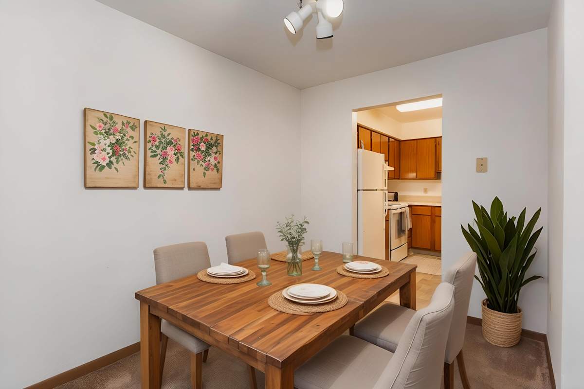 Winchell Way Apartments dining area - Kalamazoo, MI