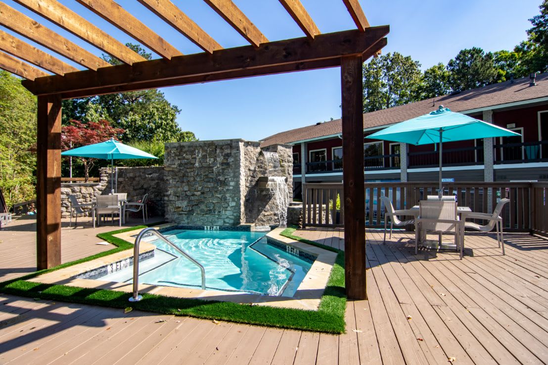 Barrington Hills Apartments community exterior - Peachtree Corners, GA