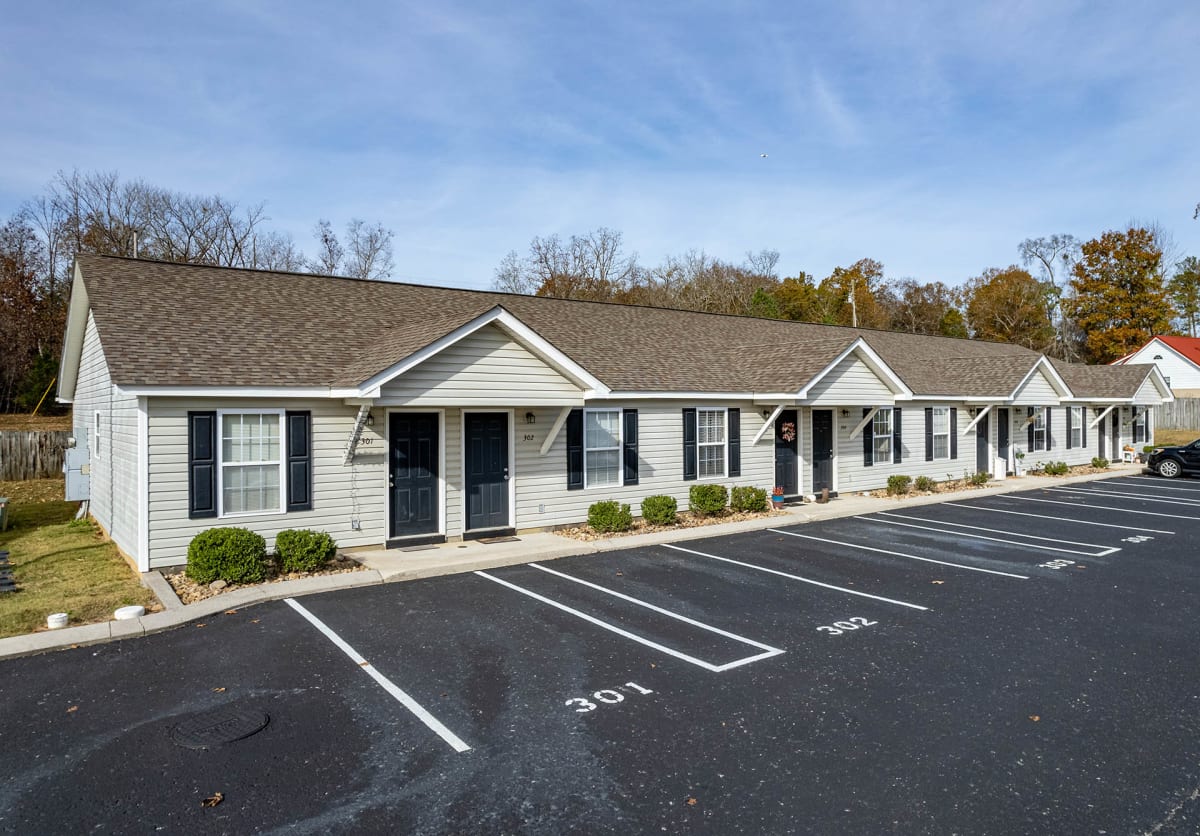 The Villages at Fort Town Apartments parking area - Fort Oglethorpe, GA
