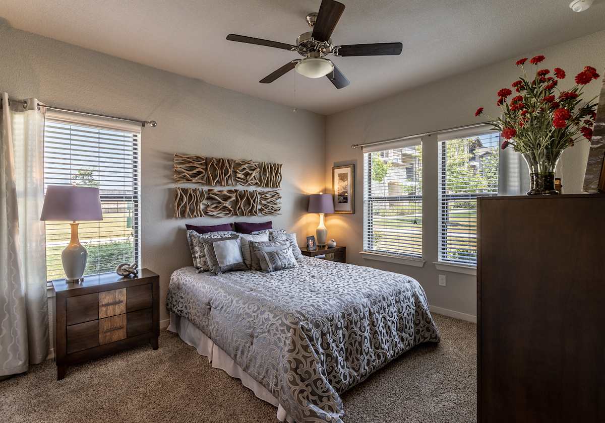 Verandas at Alamo Ranch bedroom interior - San Antonio, TX