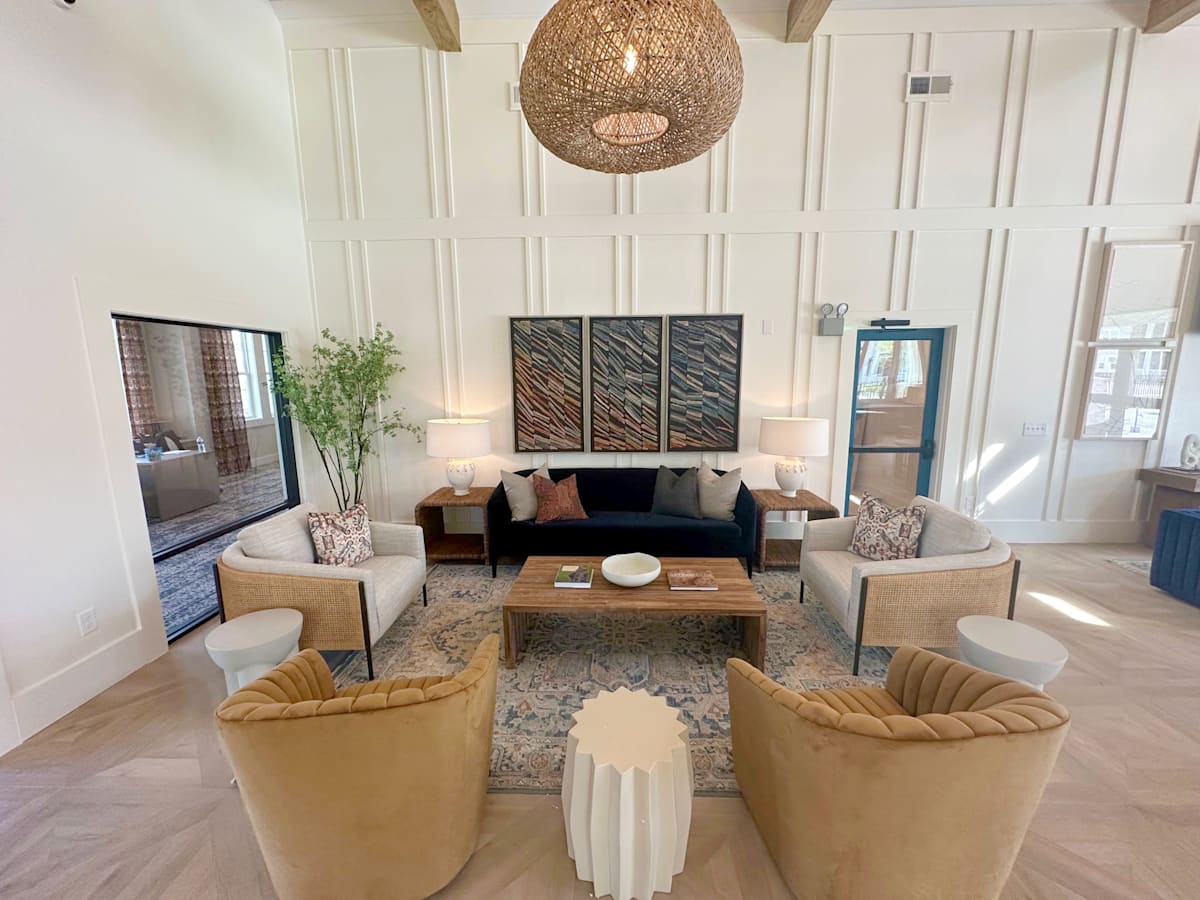 Waterleaf at Foxbank clubhouse living room - Moncks Corner, SC