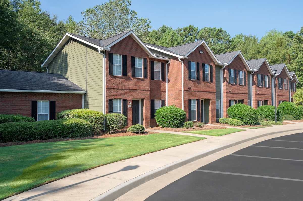 Greystone at Inverness brick townhome-style buildings exterior - Columbus, GA