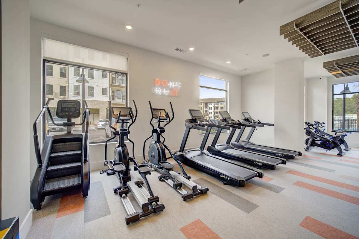 Vintage Lake Powell Apartments fitness center cardio equipment - Panama City Beach, FL