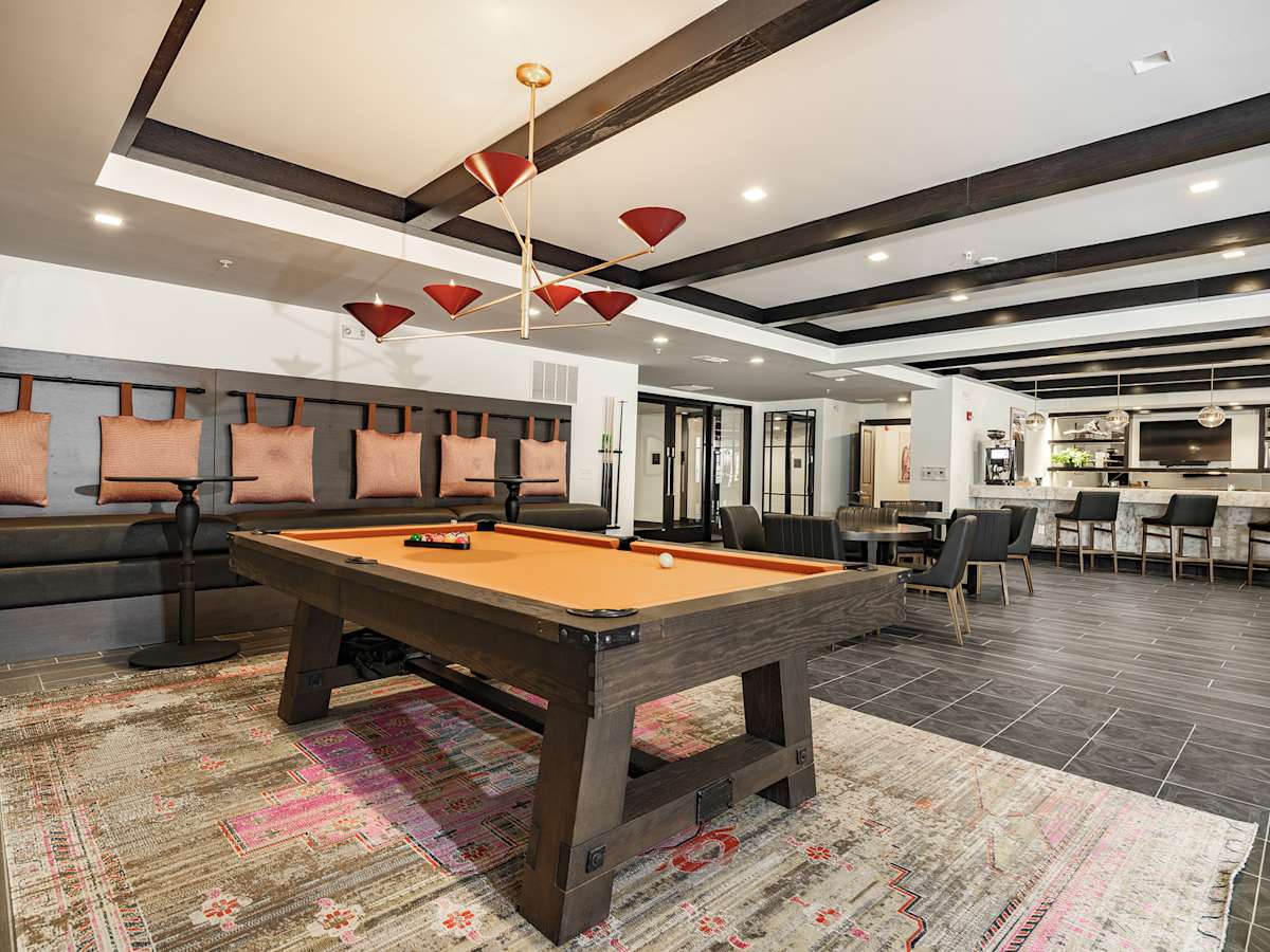 Capital Collective game room with pool table - Savannah, GA
