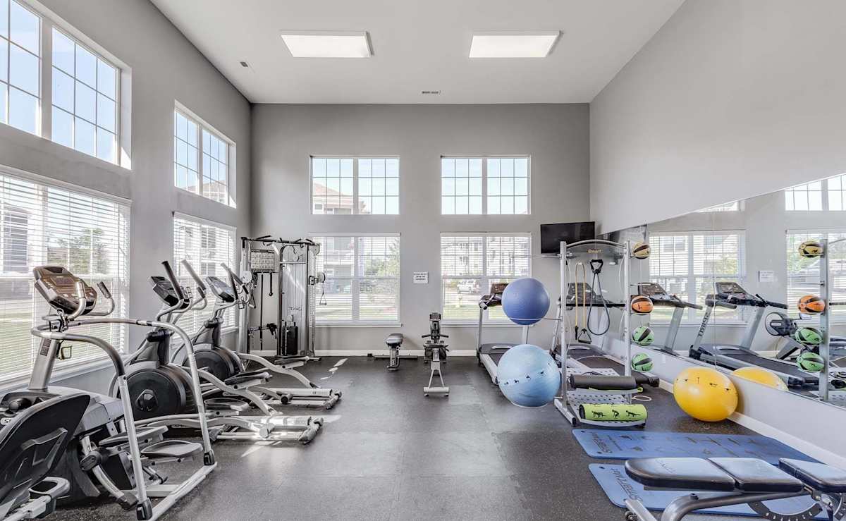 Parkway Flats fitness center equipment - Kalamazoo, MI