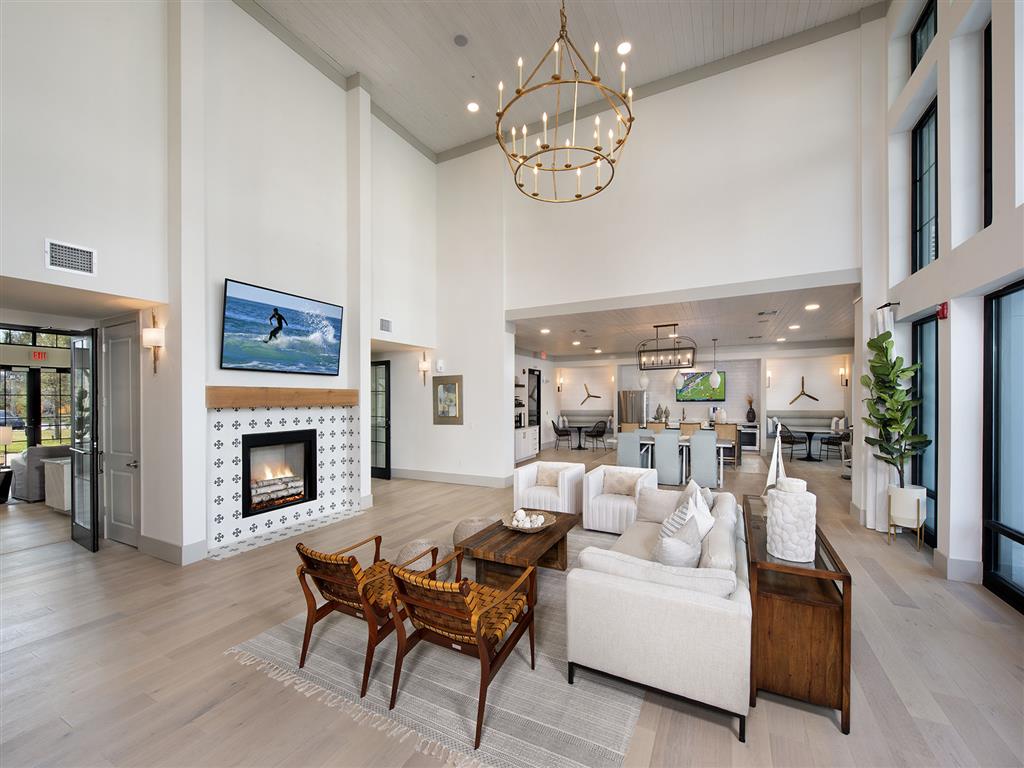 Terrabella Coastal Apartments clubhouse lounge area - Jacksonville, FL